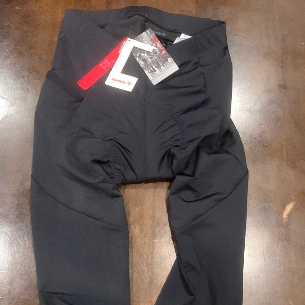 Men's Black Cycling Pants